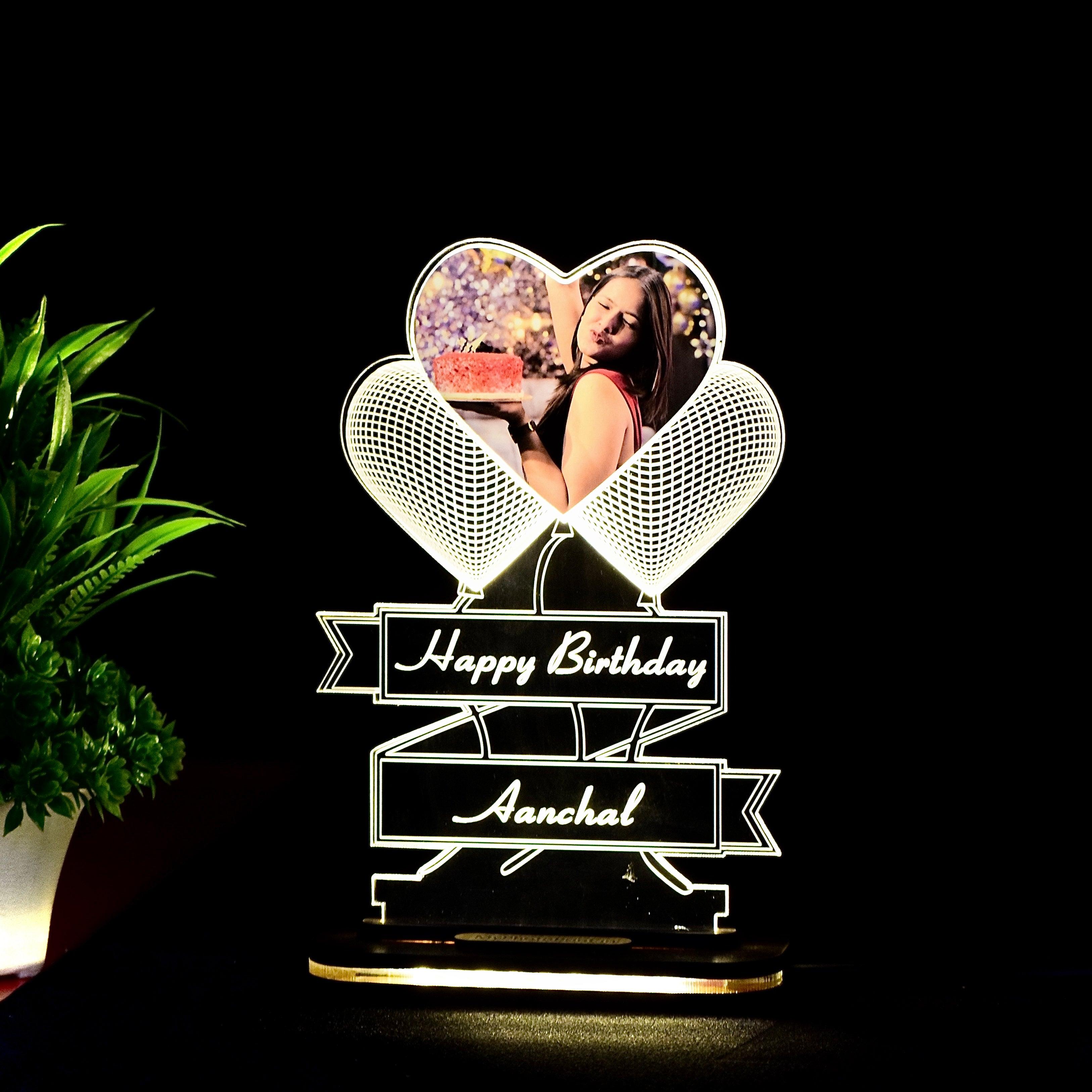 Birthday/Anniversary Photo Lamp