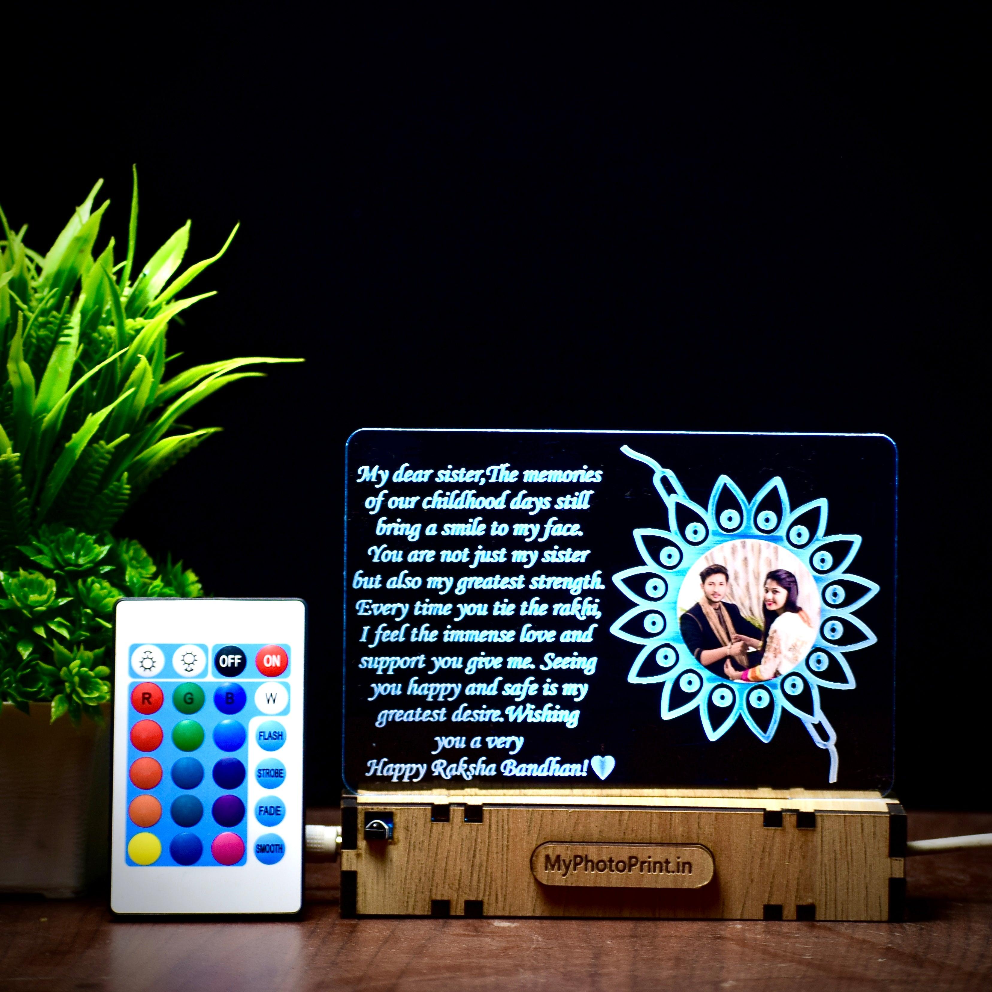 Brother Sister's Love Lamp for Raksha Bandhan