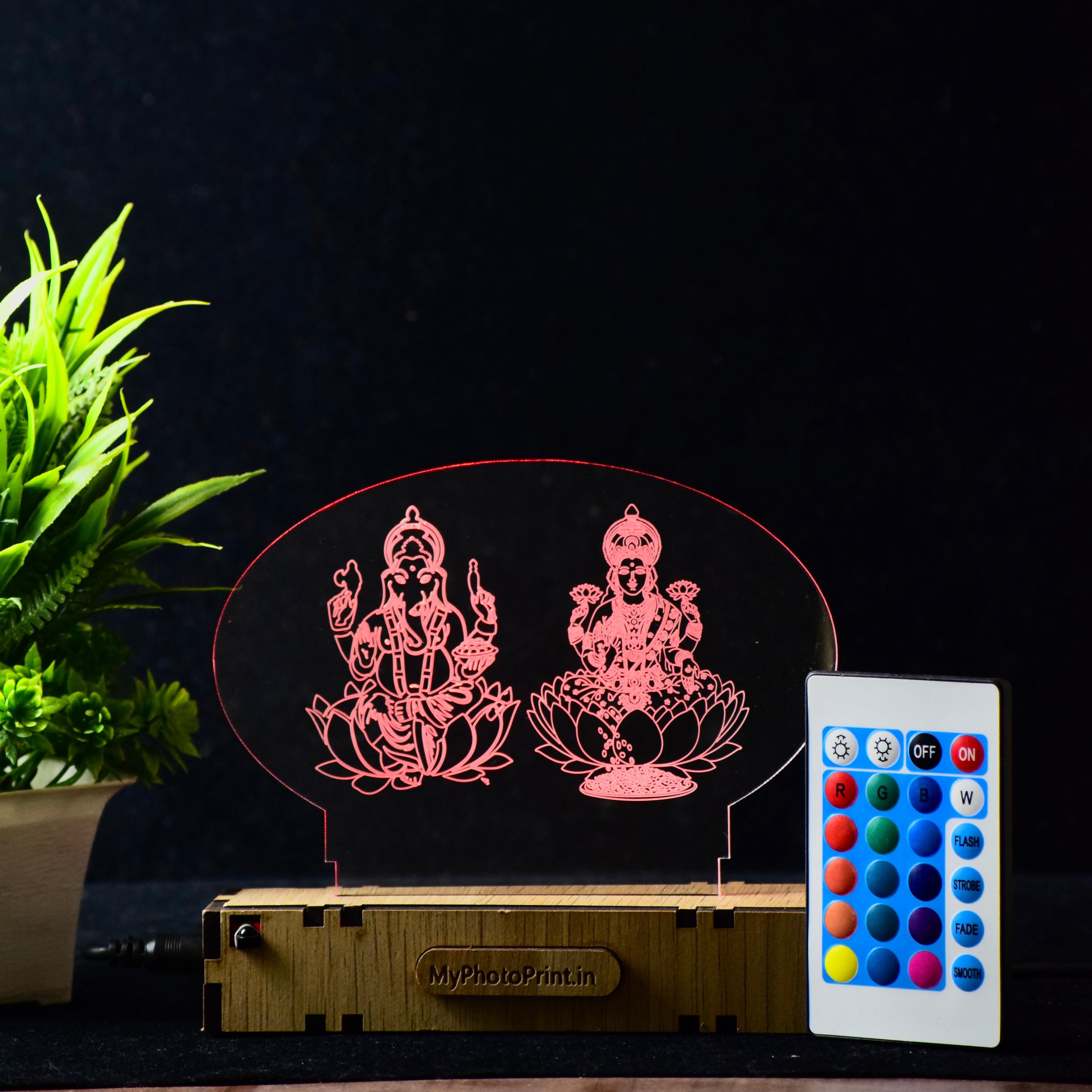 Personalized Acrylic Diwali LED Lamp