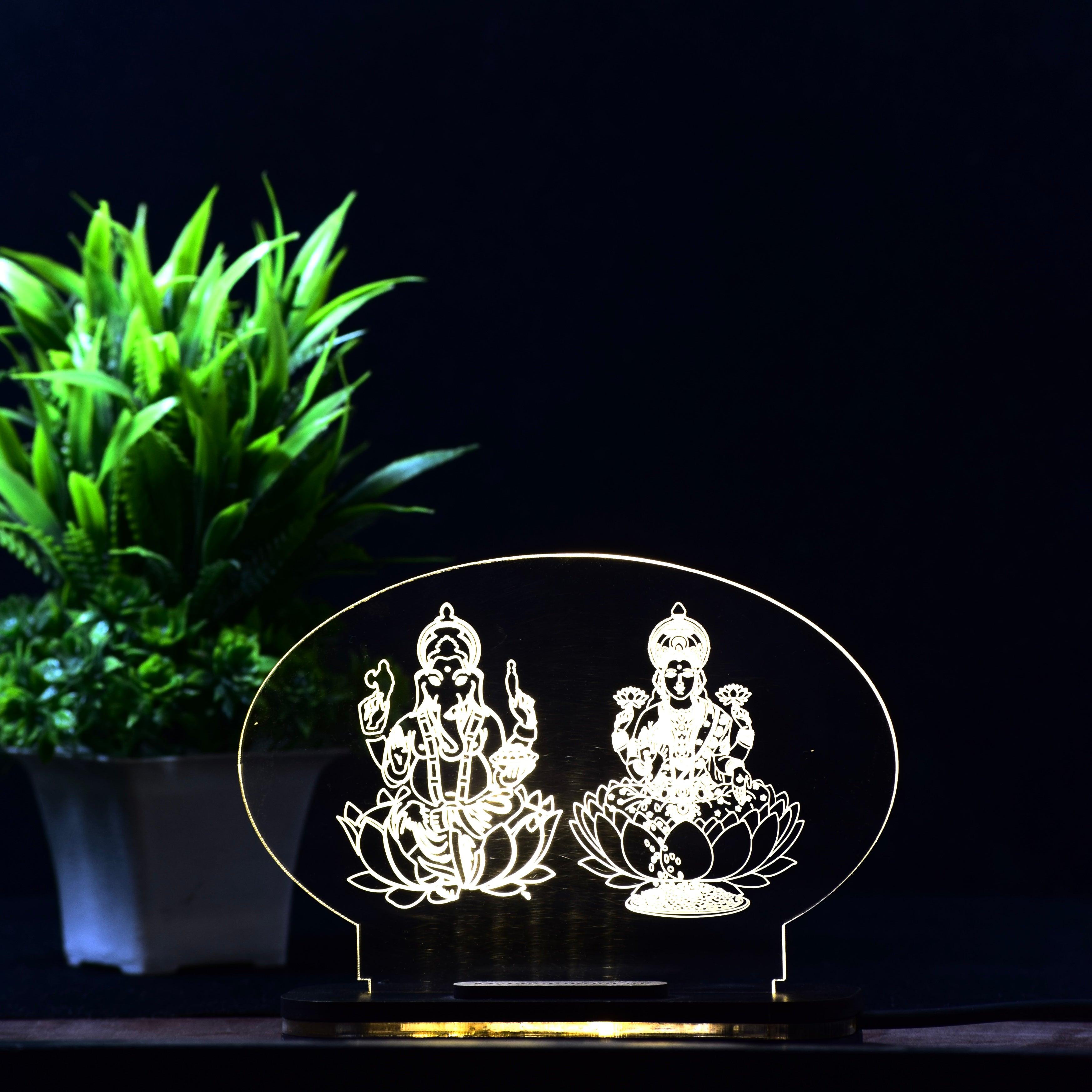 Personalized Acrylic Diwali LED Lamp