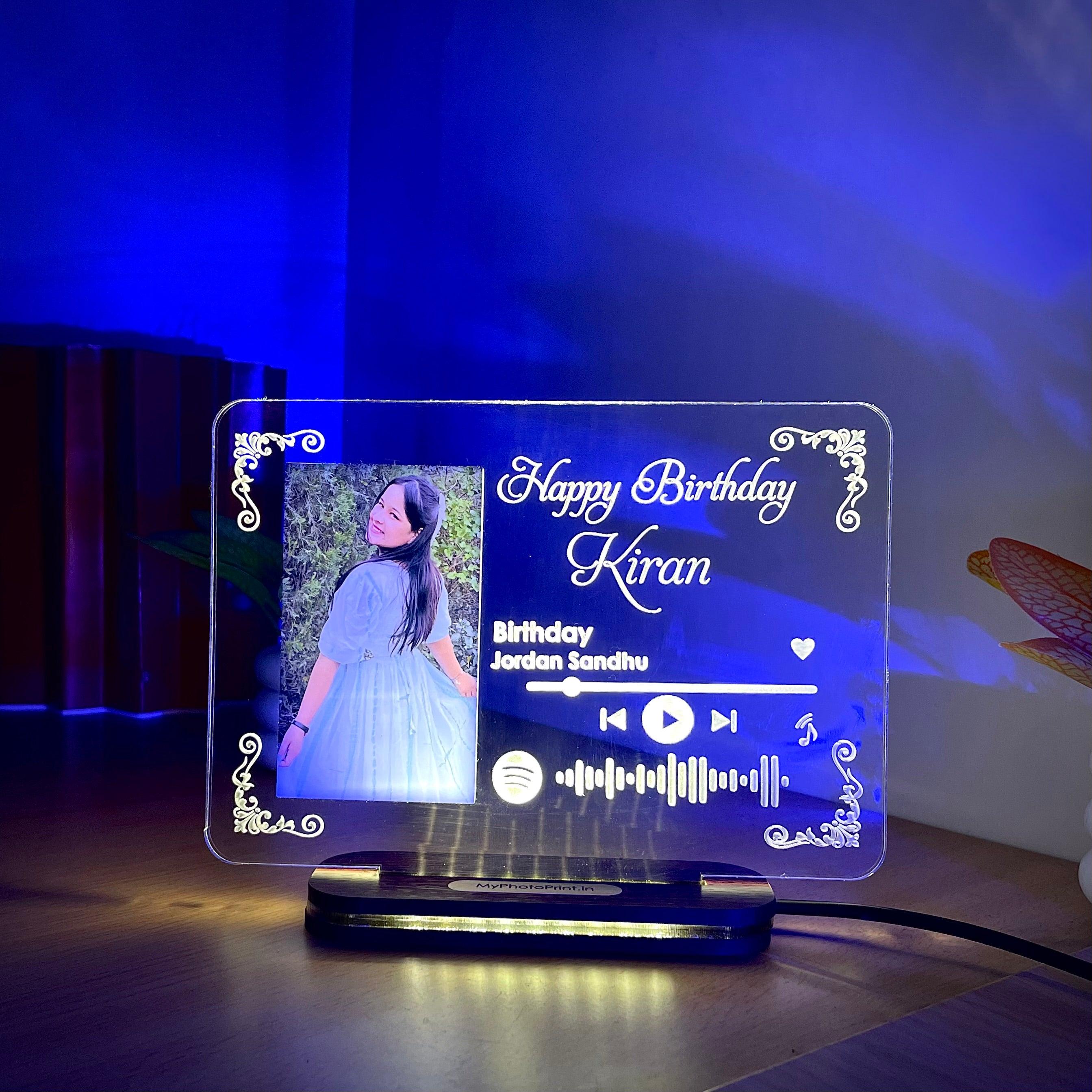 Spotify Music Plaque Customized Lamp