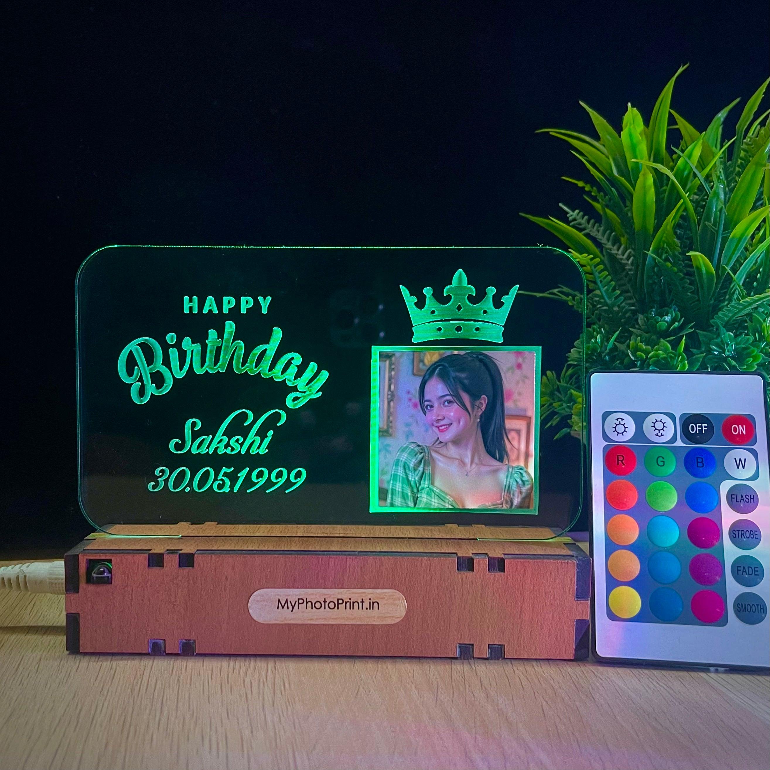 Royal Birthday LED Crown Lamp