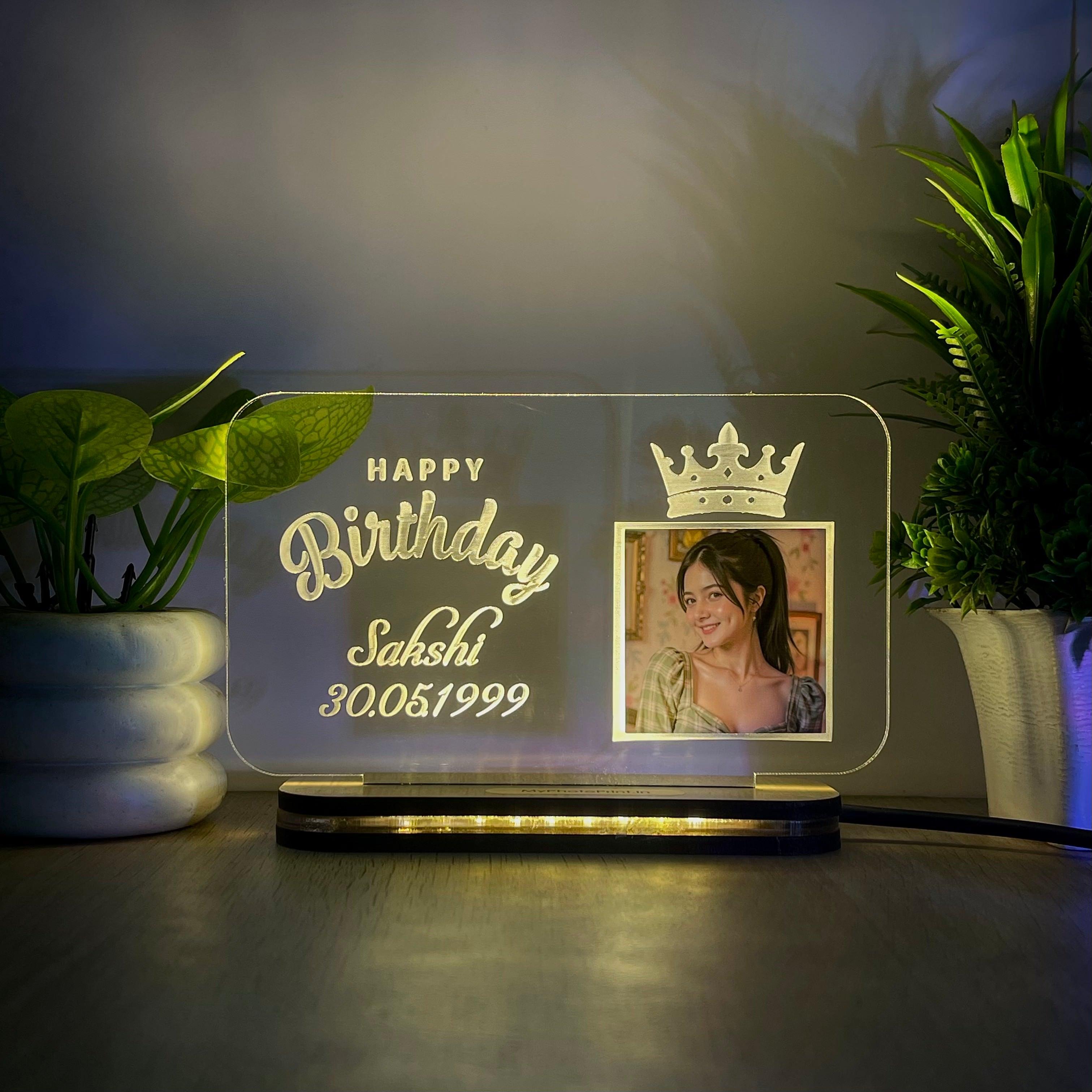 Royal Birthday LED Crown Lamp