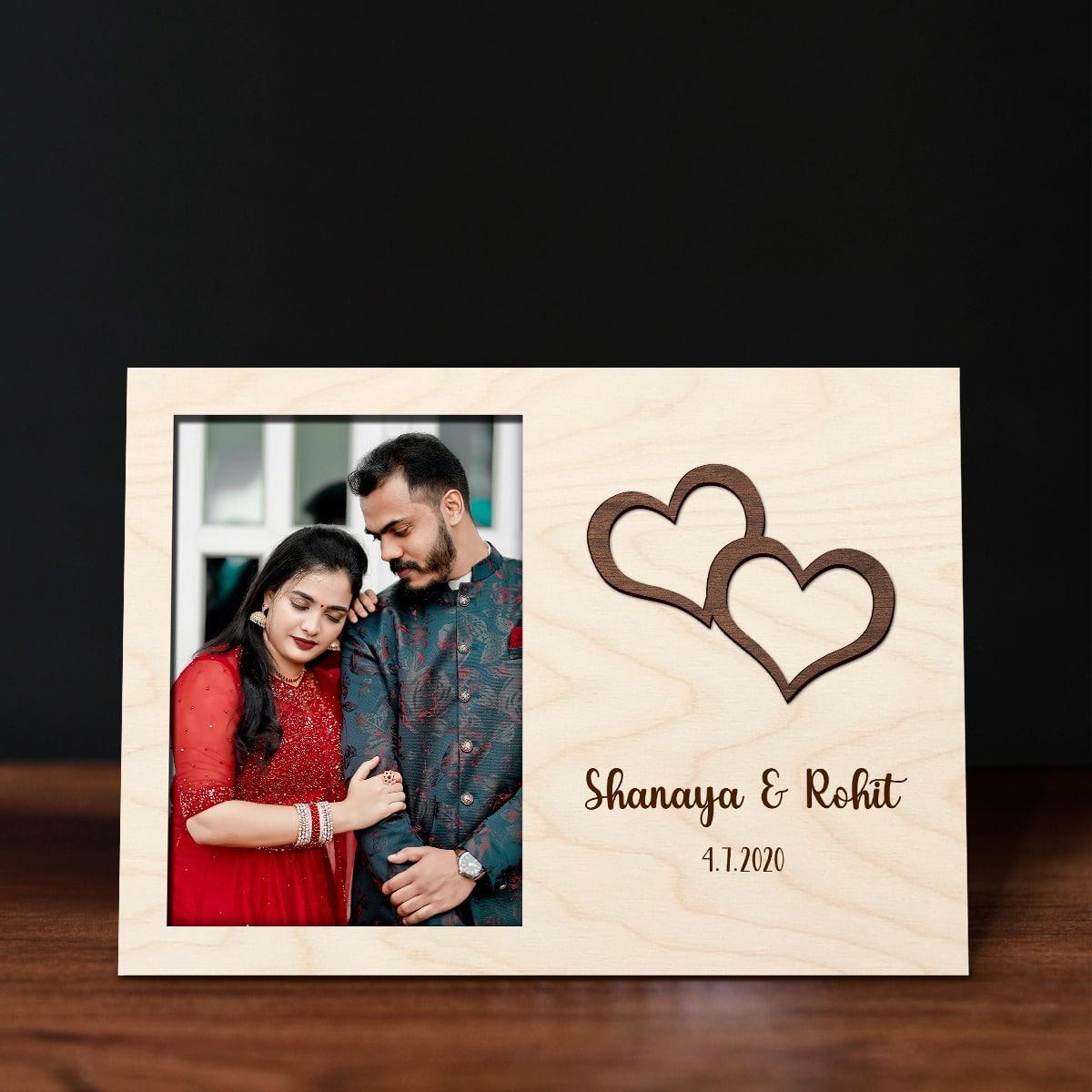 Personalized Love Wooden Photo Frame