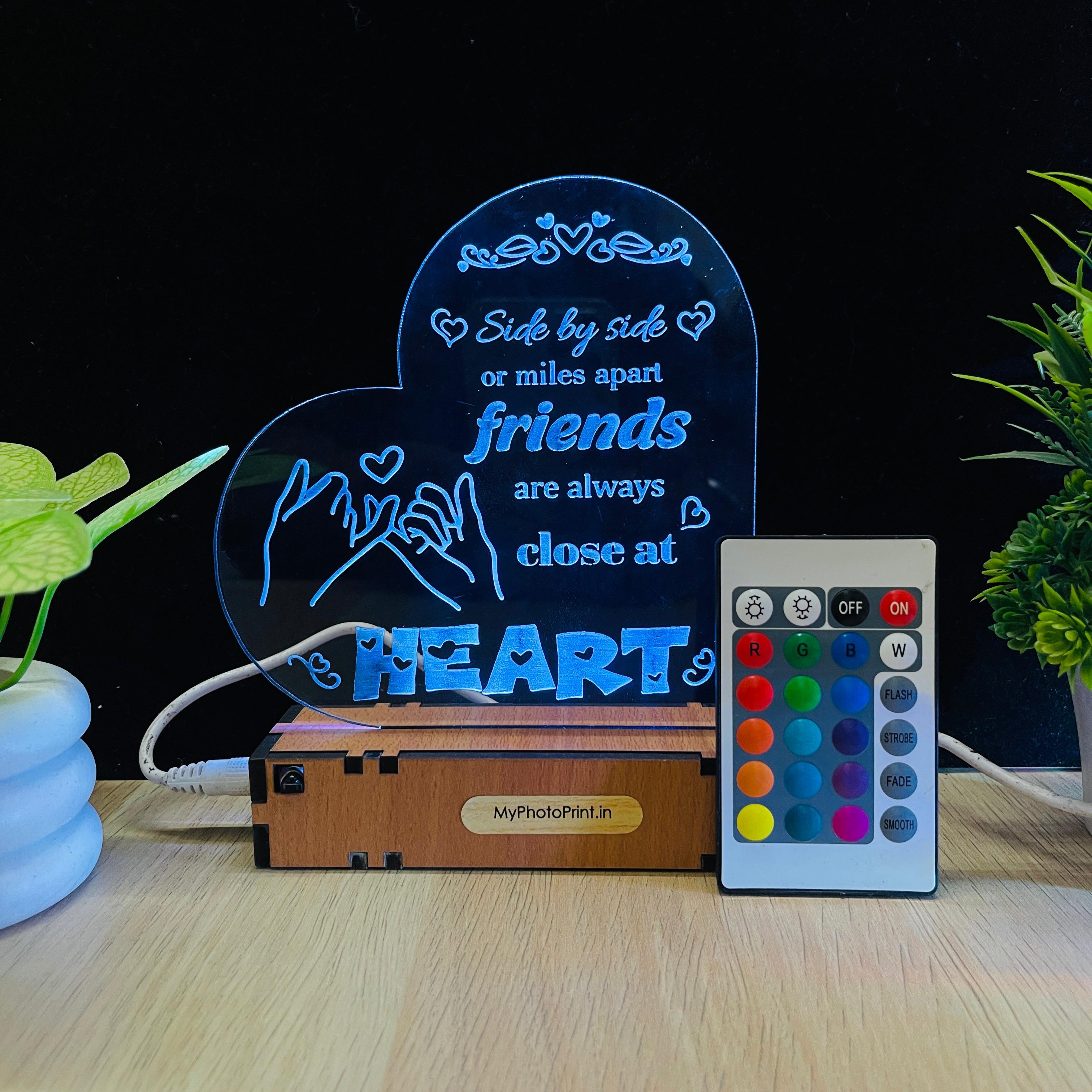 Personalized Friendship Promise Lamp