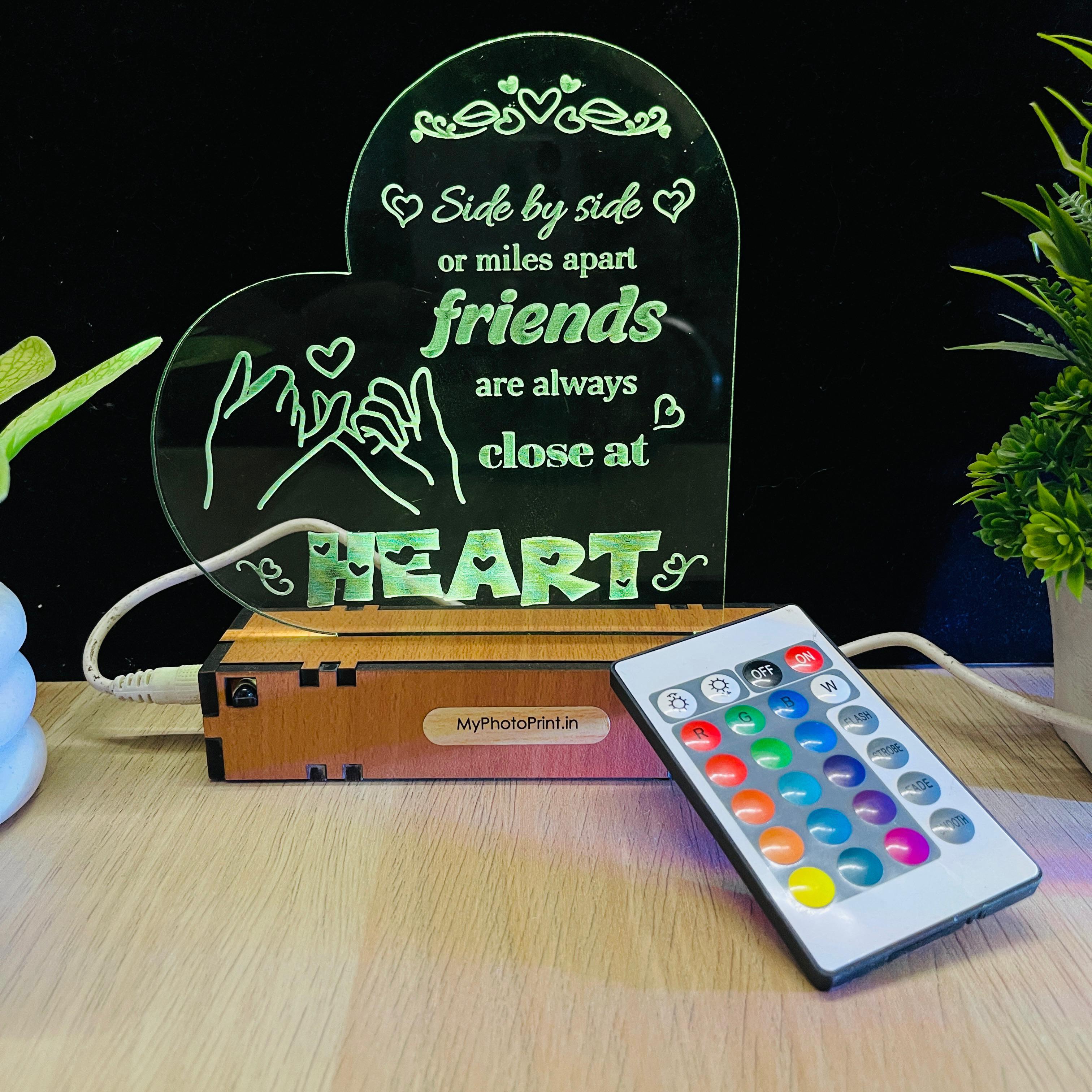 Personalized Friendship Promise Lamp