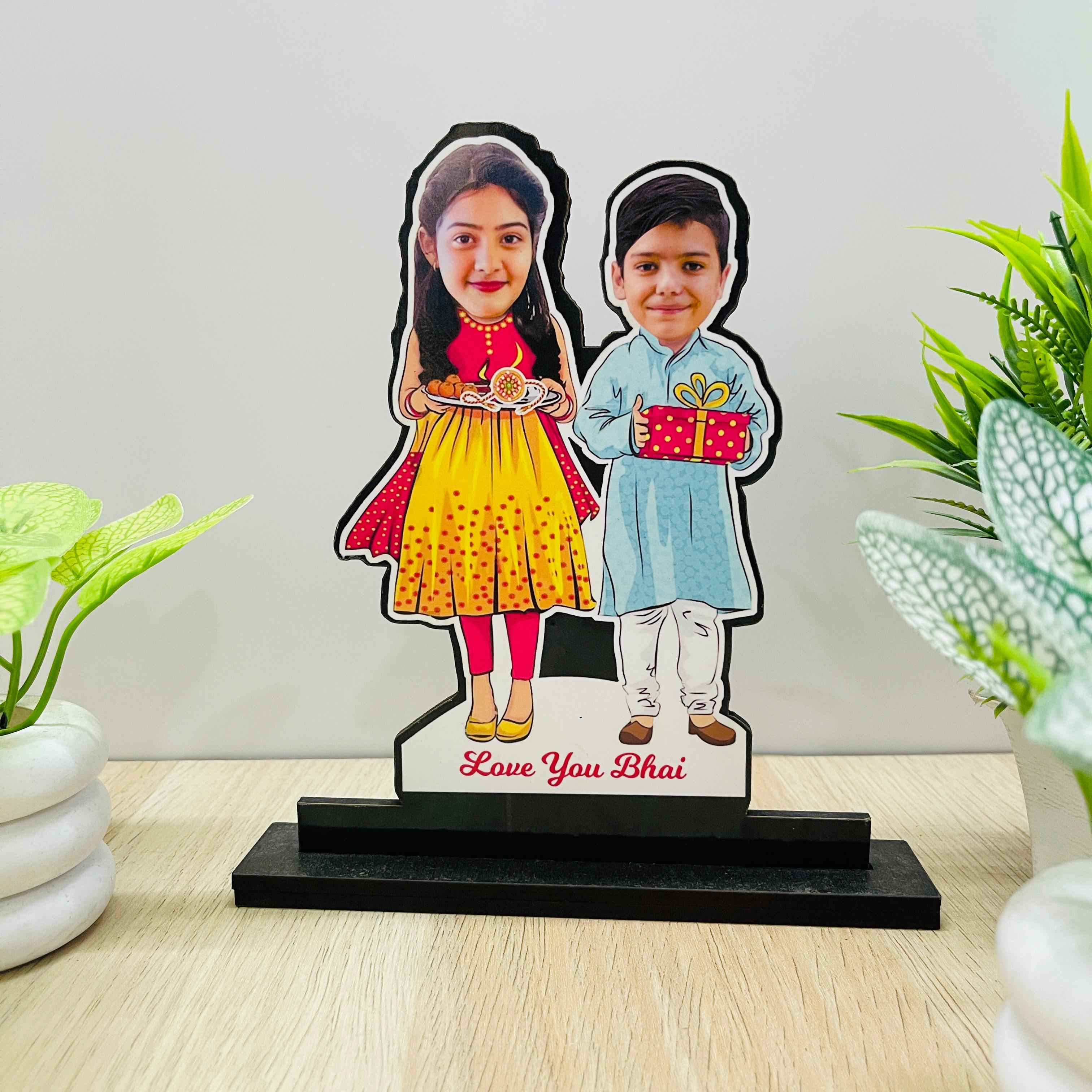 Brother-Sister Bond Table Decor