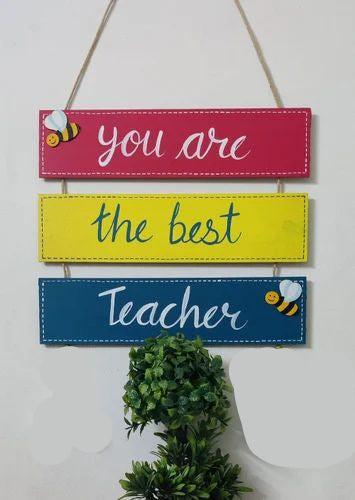 Personalized Teacher Wall Hanging
