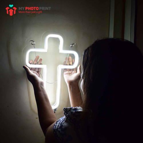 Jesus Christ Cross Neon Light Sign