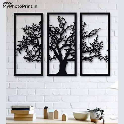 Tree Of Life 3 Pieces Wooden Wall Decoration