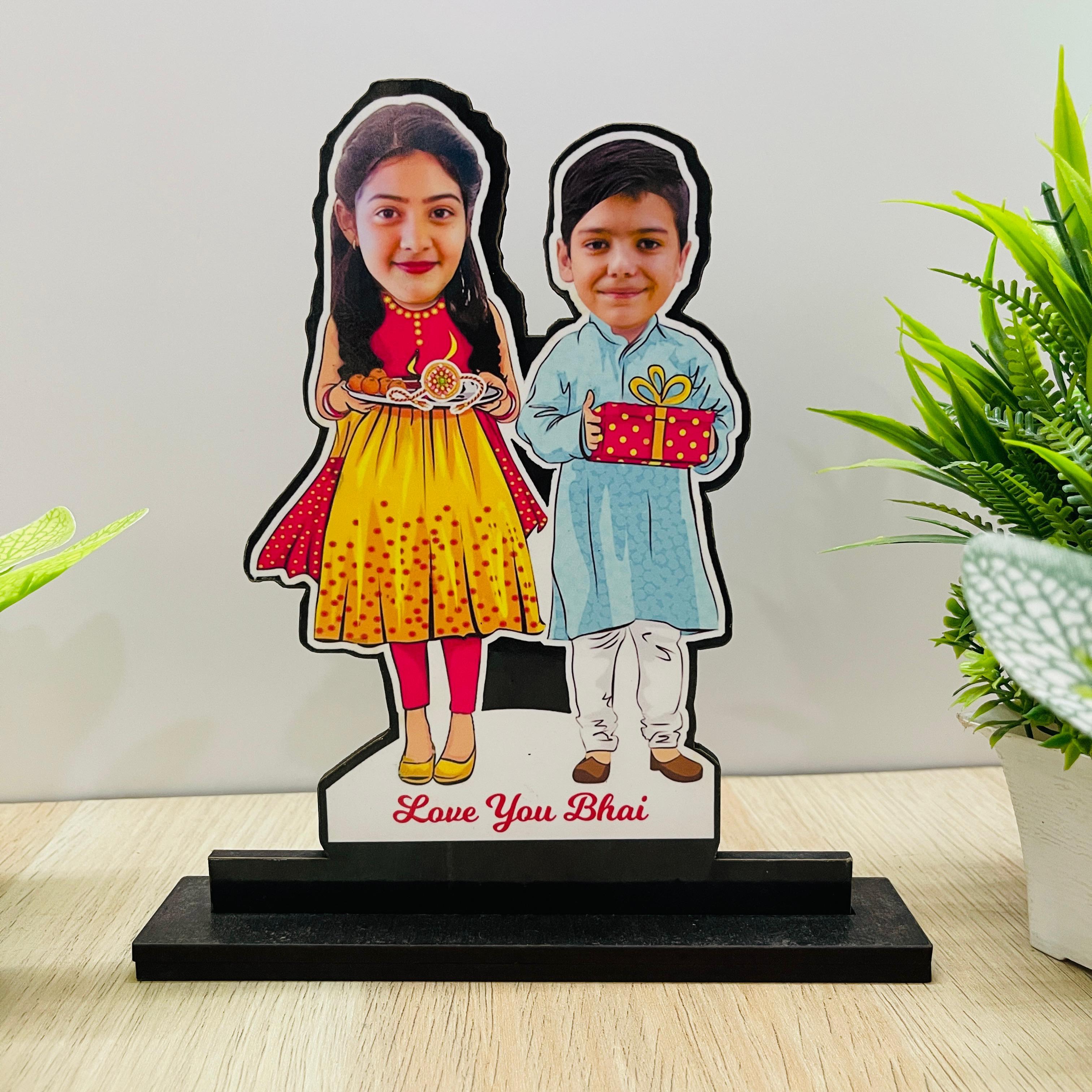 Brother-Sister Bond Table Decor
