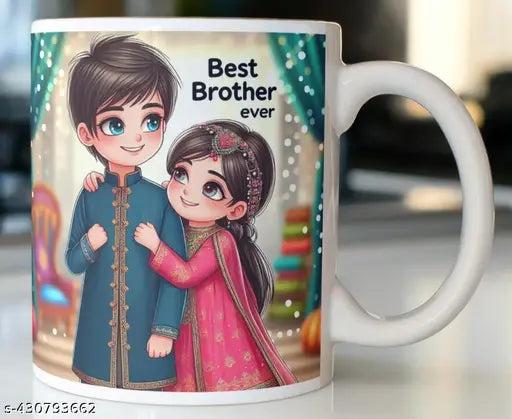 Best Brother Gift β Personalized Ceramic Coffee Mug