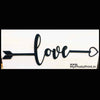 Love Arrow Wooden Wall Decoration