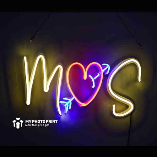 Custom Heart & Arrow Neon Sign