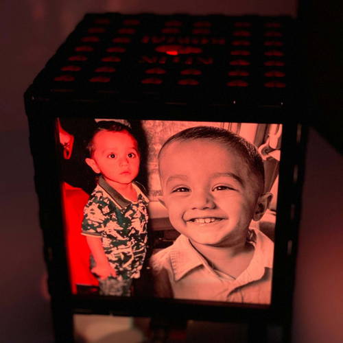 Customized Photo Velvet Led  Box