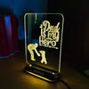 Dad Is My Hero Father's Day Lamp