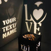 Customized Led Love Wooden Shadow Box