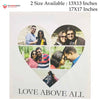 Customized Heart Photo Canvas