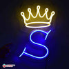 King/Queen Initial Neon Sign