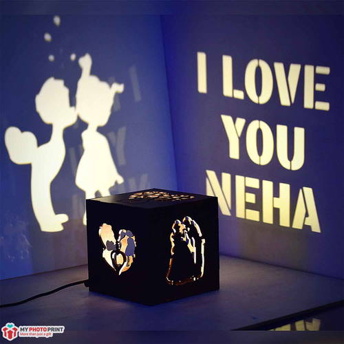 Customised Couple Special Led Shadow Box