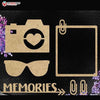 Memories Mdf Wooden Craft Cutout Any Shapes & Patterns