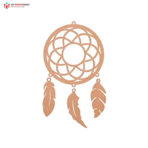 Dreamcatcher Feather Mdf Wooden Craft Cutout Any Shapes & Patterns