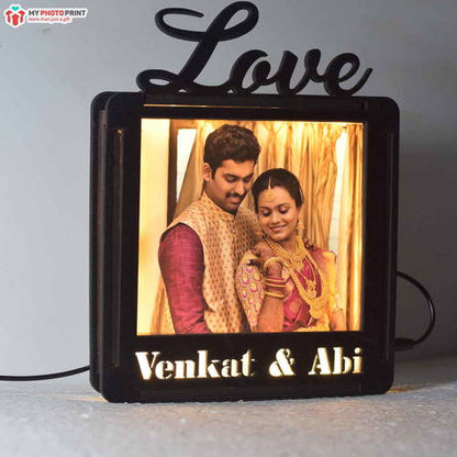 Customized Love Led Frame Box