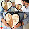 Customized Wooden Engrave With Couple Photo