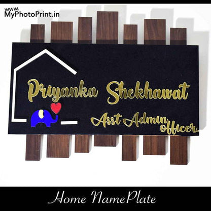 Customized Home Name Plate