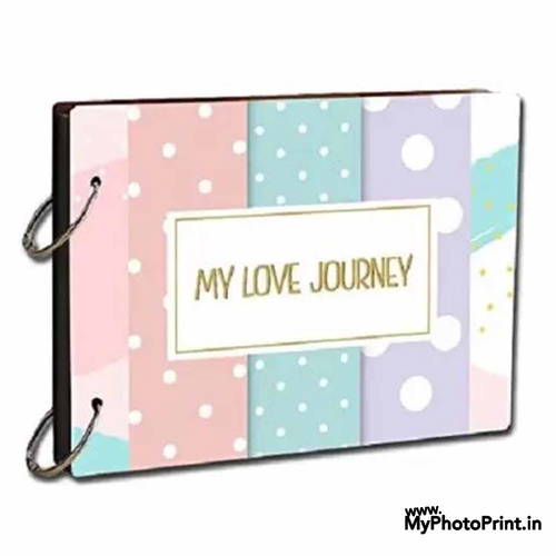 Personalized My Love Journey Photo & Message Memory Scrapbook