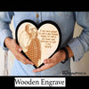 Customized Wooden Engrave With Couple Photo