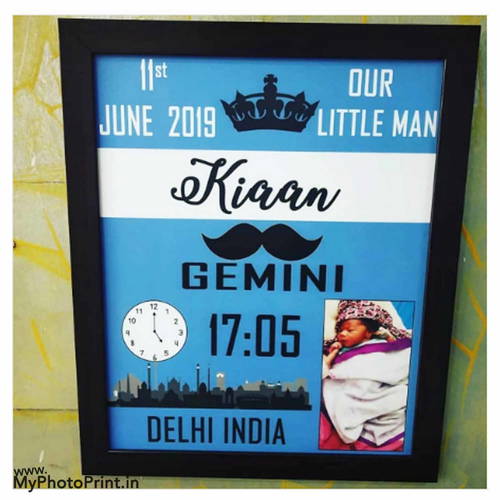 Personalised Photo Frame With Zodiac