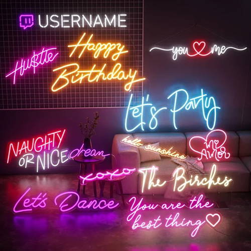 Custom Name Led Neon Sign & Logo