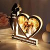 Beautiful Customized Photo Heart Couple Name Board