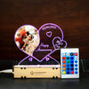 Special Heart Photo Led Acrylic Lamp