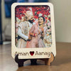 Personalized Beautifully Wooden Made Photo Wooden Table Top