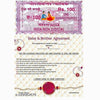 Sister - Brother Agreement - Certificate Gift For Rakshabandhan