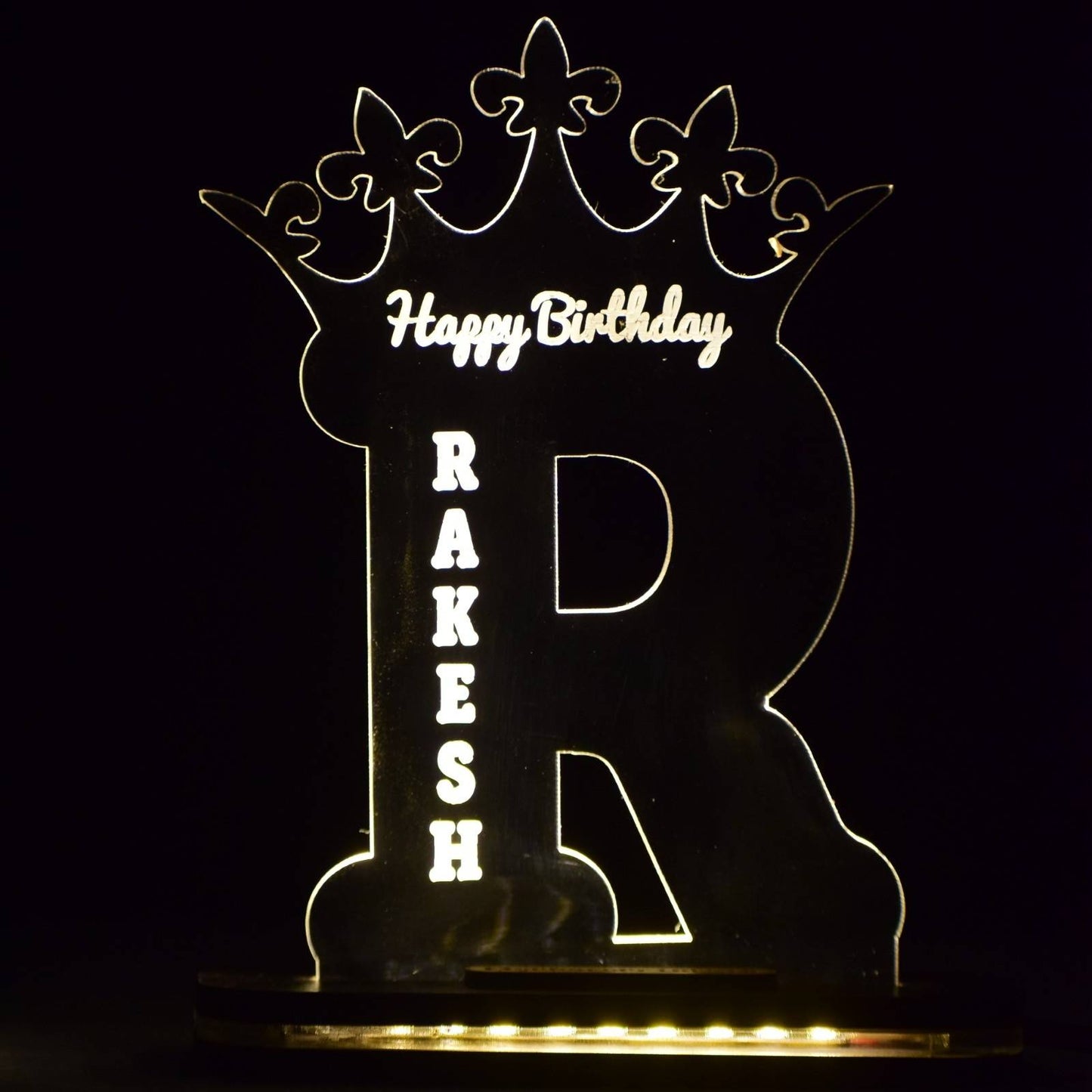 A to Z  Alphabet Custom Celebration Light Lamp