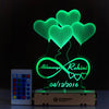 Customized Infinity Lamp with Couple Names & Date