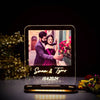 Romantic couple Name,Date & Photo Lamp