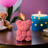 Romantic Teddy Rose Bouquet & Candle