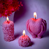 Romantic Candle Set Rose Flavour Combo | Perfect Romantic Gift