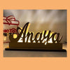 Customized Wooden Led Light Name