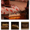 Customized Wooden Led Light Name