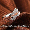 Romantic Combo Giftof 2 Ring( Special hug )(Gold and Silver)