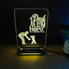 Dad Is My Hero Father's Day Lamp