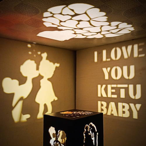 Customised Couple Special Led Shadow Box