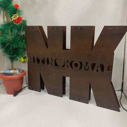 Customized Stylish Name Wooden Board