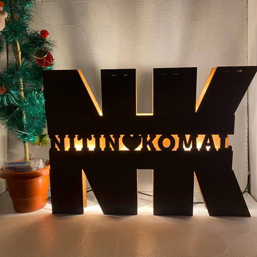 Customized Stylish Name Wooden Board