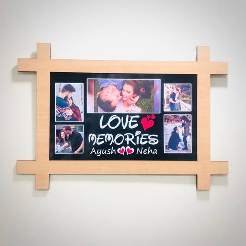 Customized Wooden Loving Memories Wall Frame